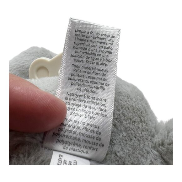 Carters Child Of Mine Grey Elephant Plush Baby Toy Wind-up Musical - Picture 7 of 7
